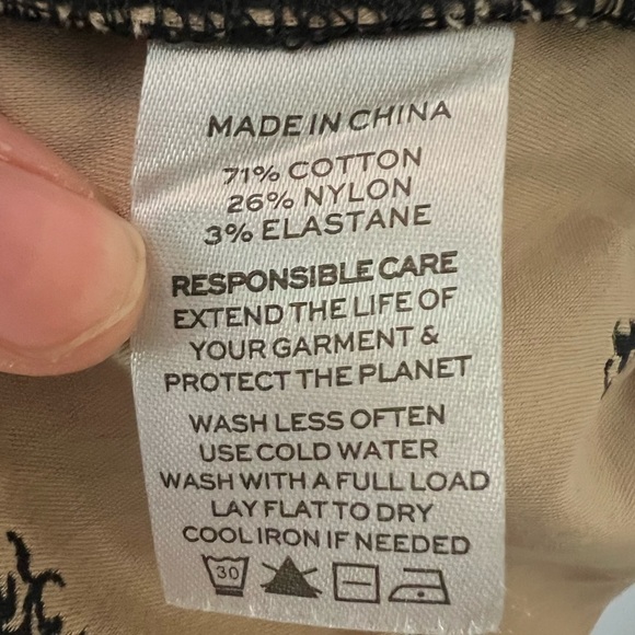 Hill House Home The Krista Skirt Khaki Autumn Paisley - Picture 8 of 8